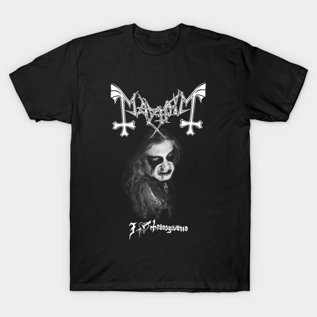 MAYHEM - Tribute to Dead T-Shirt by ebbdesign